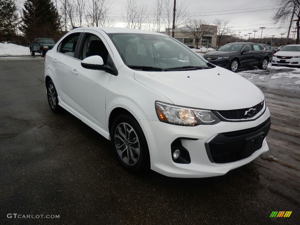 Summit White 2018 Chevrolet Sonic LT Sedan Exterior Photo #124822899