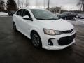 Summit White 2018 Chevrolet Sonic LT Sedan Exterior