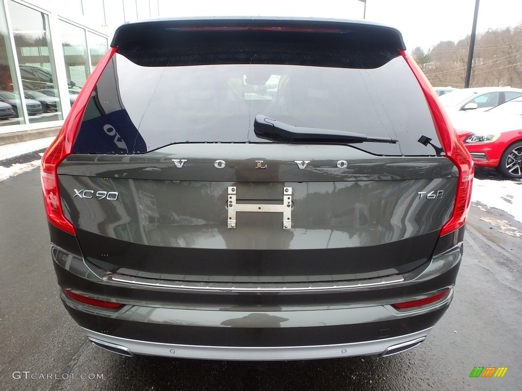 2018 XC90 T6 AWD Momentum - Pine Grey Metallic / Amber photo #3