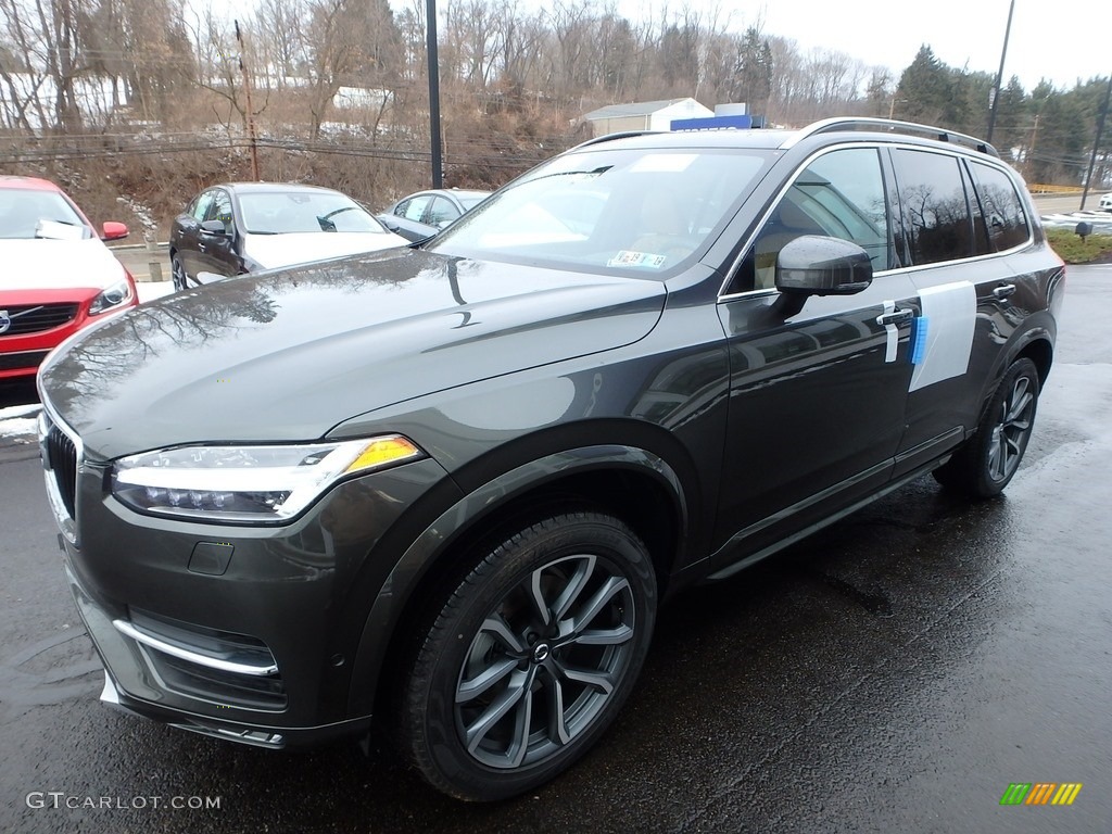 2018 XC90 T6 AWD Momentum - Pine Grey Metallic / Amber photo #5