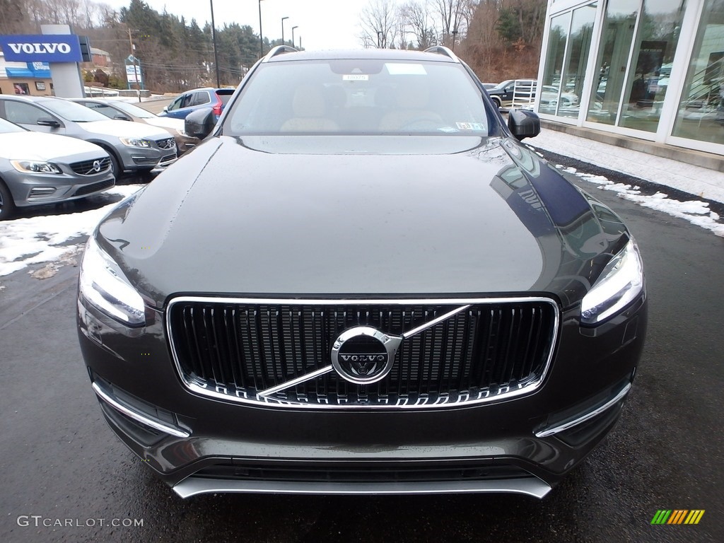 2018 XC90 T6 AWD Momentum - Pine Grey Metallic / Amber photo #6