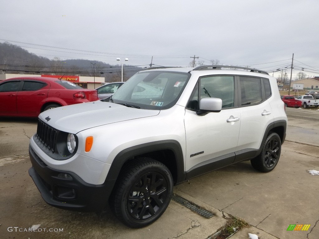 2017 Renegade Latitude 4x4 - Glacier Metallic / Black photo #1