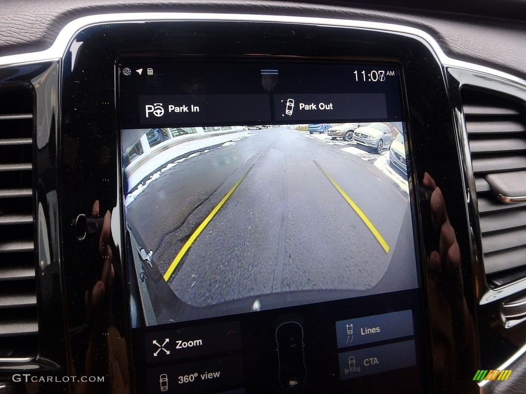 2018 XC90 T6 AWD Momentum - Pine Grey Metallic / Amber photo #15