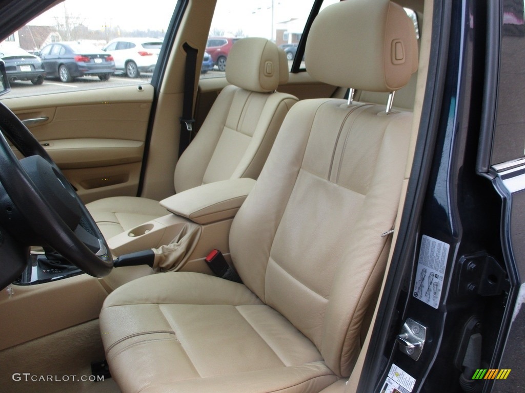 2008 X3 3.0si - Monaco Blue Metallic / Sand Beige/Black Nevada Leather photo #12