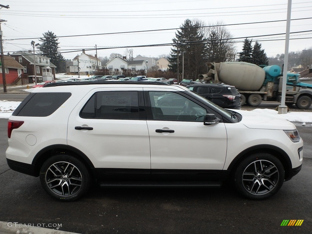 2018 Explorer Sport 4WD - White Platinum / Ebony Black photo #4