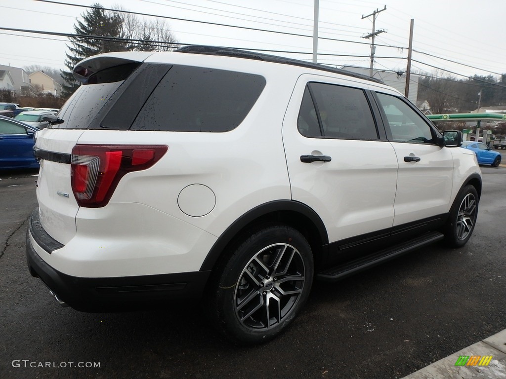2018 Explorer Sport 4WD - White Platinum / Ebony Black photo #5
