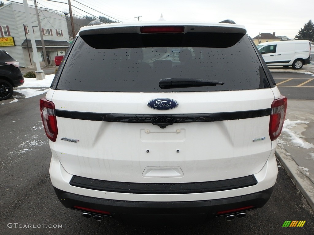 2018 Explorer Sport 4WD - White Platinum / Ebony Black photo #6