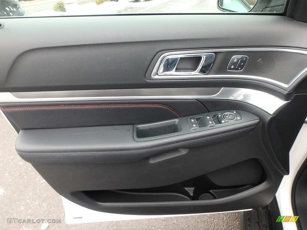 2018 Explorer Sport 4WD - White Platinum / Ebony Black photo #13