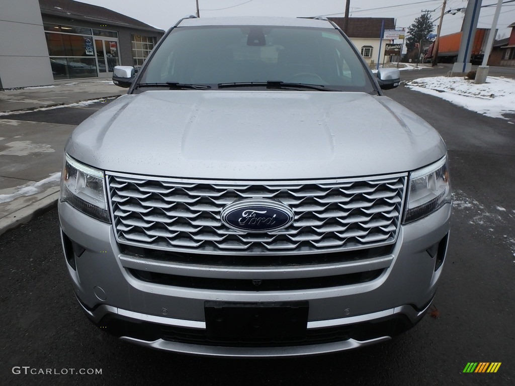 2018 Explorer Platinum 4WD - Ingot Silver / Ebony Black photo #2