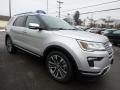 2018 Ingot Silver Ford Explorer Platinum 4WD  photo #3