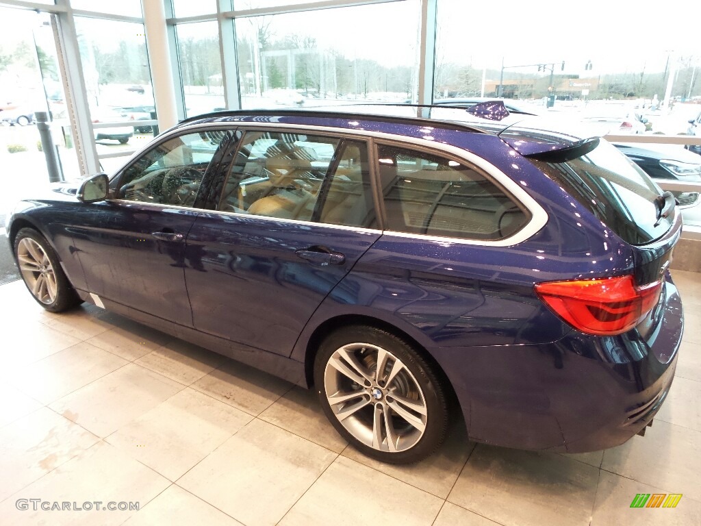 2018 3 Series 330i xDrive Sports Wagon - Mediterranean Blue Metallic / Venetian Beige photo #2