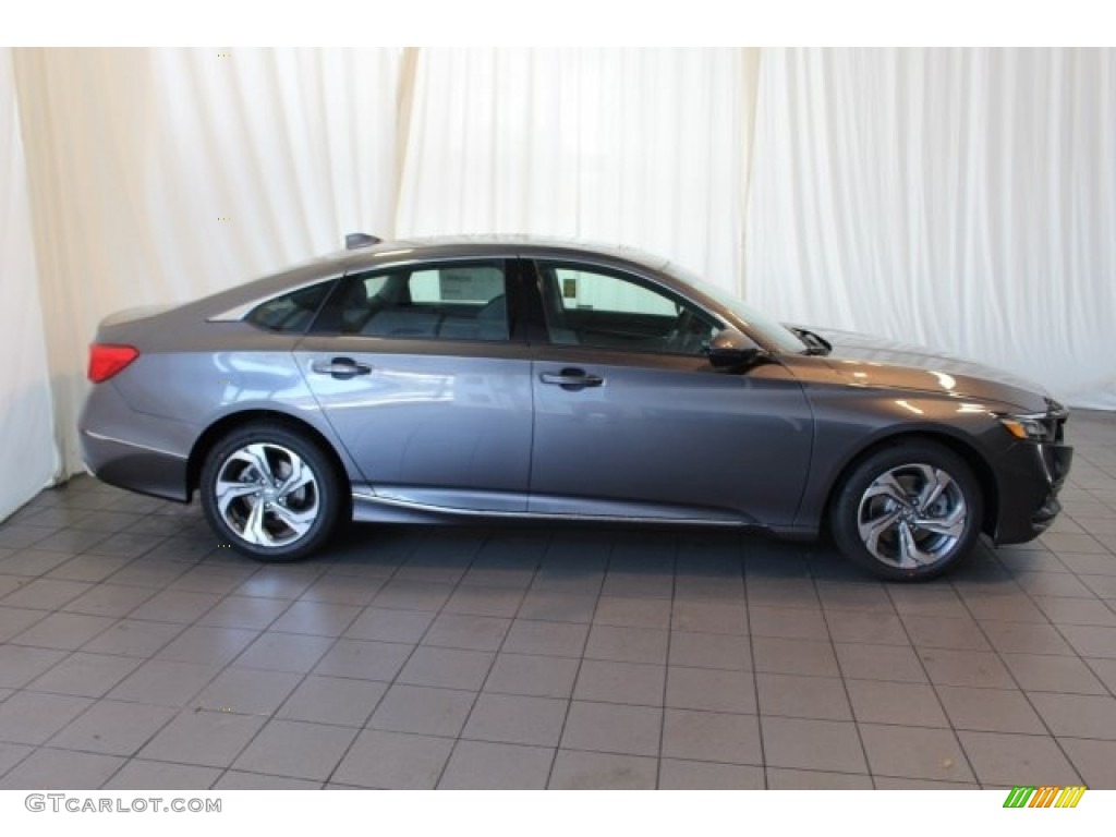 2018 Accord EX-L Sedan - Modern Steel Metallic / Black photo #3