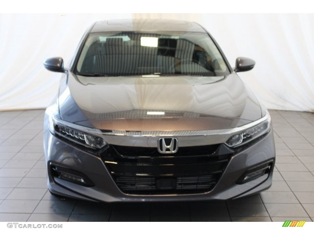 2018 Accord EX-L Sedan - Modern Steel Metallic / Black photo #4