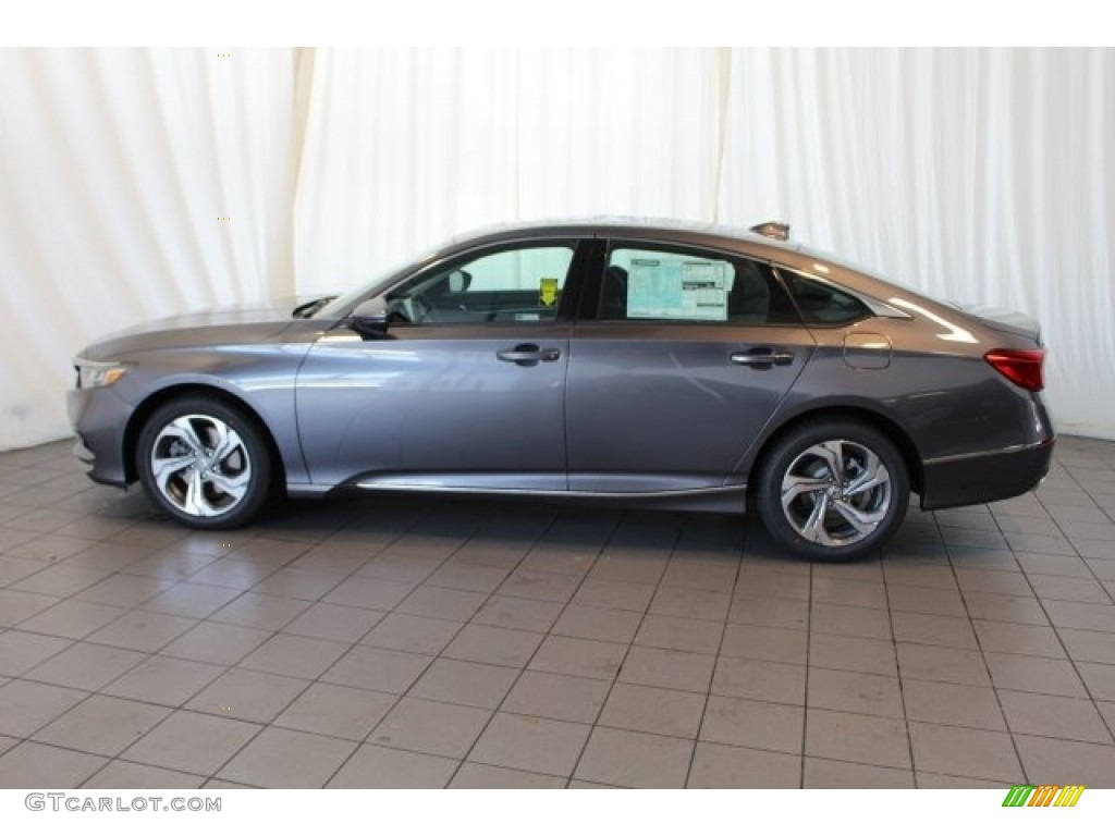 2018 Accord EX-L Sedan - Modern Steel Metallic / Black photo #5