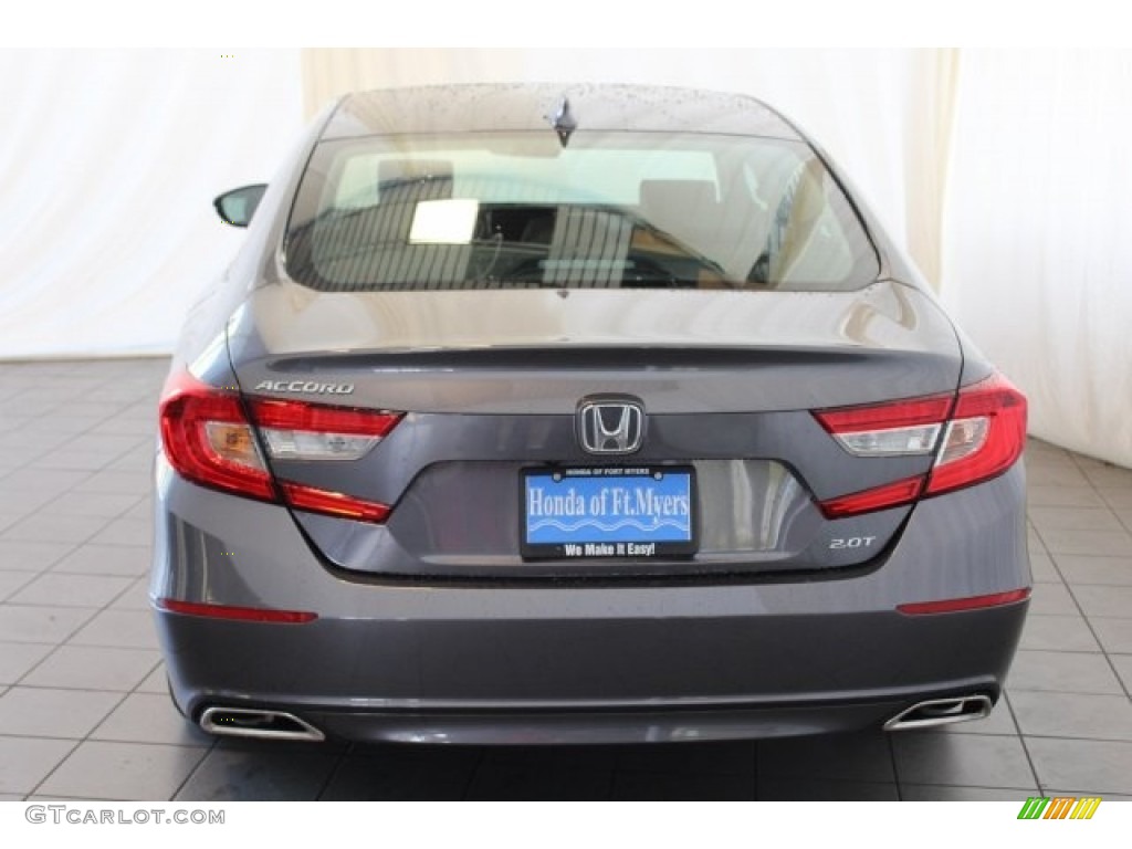 2018 Accord EX-L Sedan - Modern Steel Metallic / Black photo #7