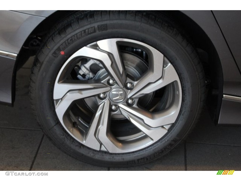 2018 Accord EX-L Sedan - Modern Steel Metallic / Black photo #9