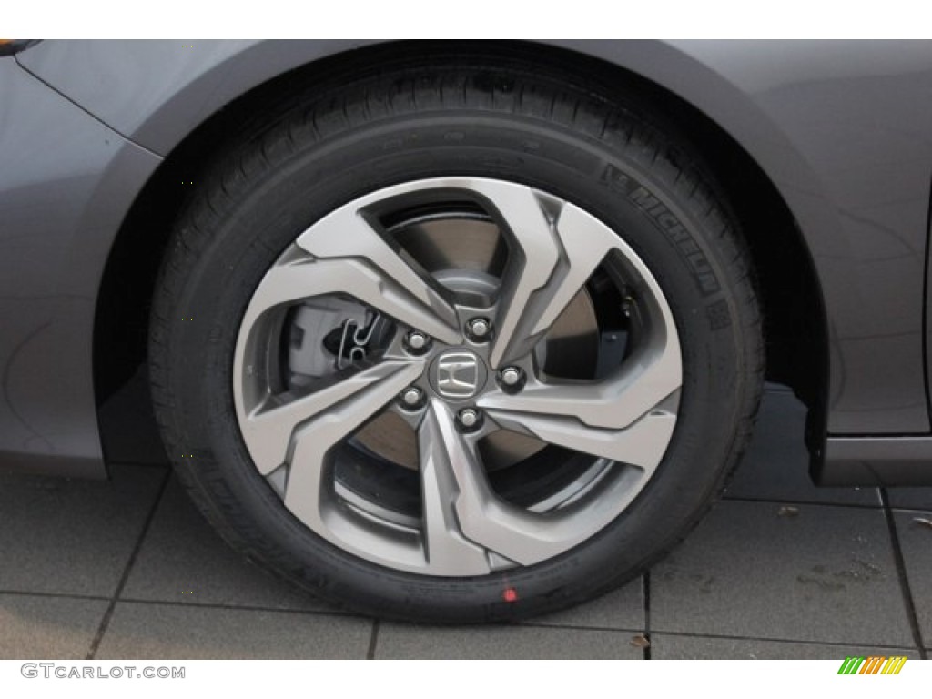 2018 Accord EX-L Sedan - Modern Steel Metallic / Black photo #10