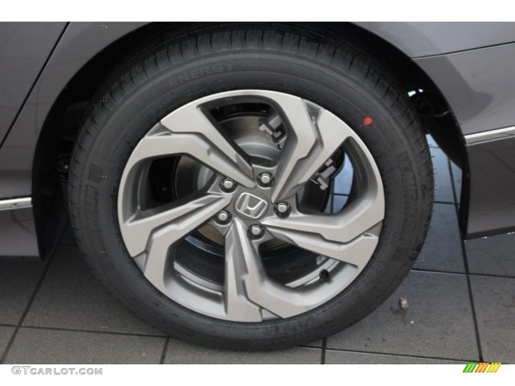 2018 Accord EX-L Sedan - Modern Steel Metallic / Black photo #11