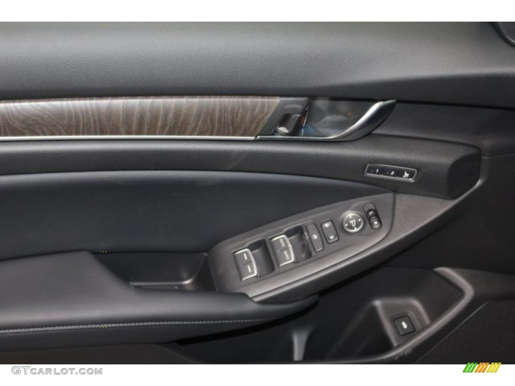 2018 Accord EX-L Sedan - Modern Steel Metallic / Black photo #12