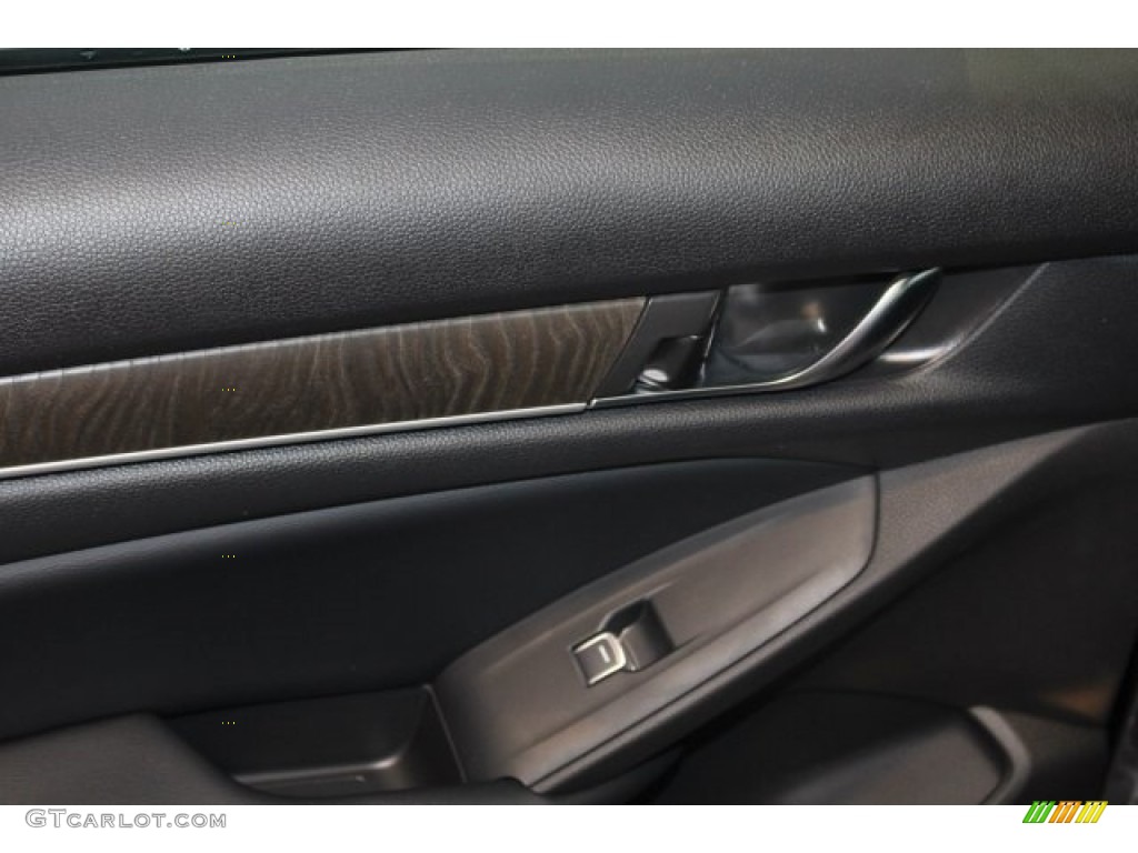 2018 Accord EX-L Sedan - Modern Steel Metallic / Black photo #28