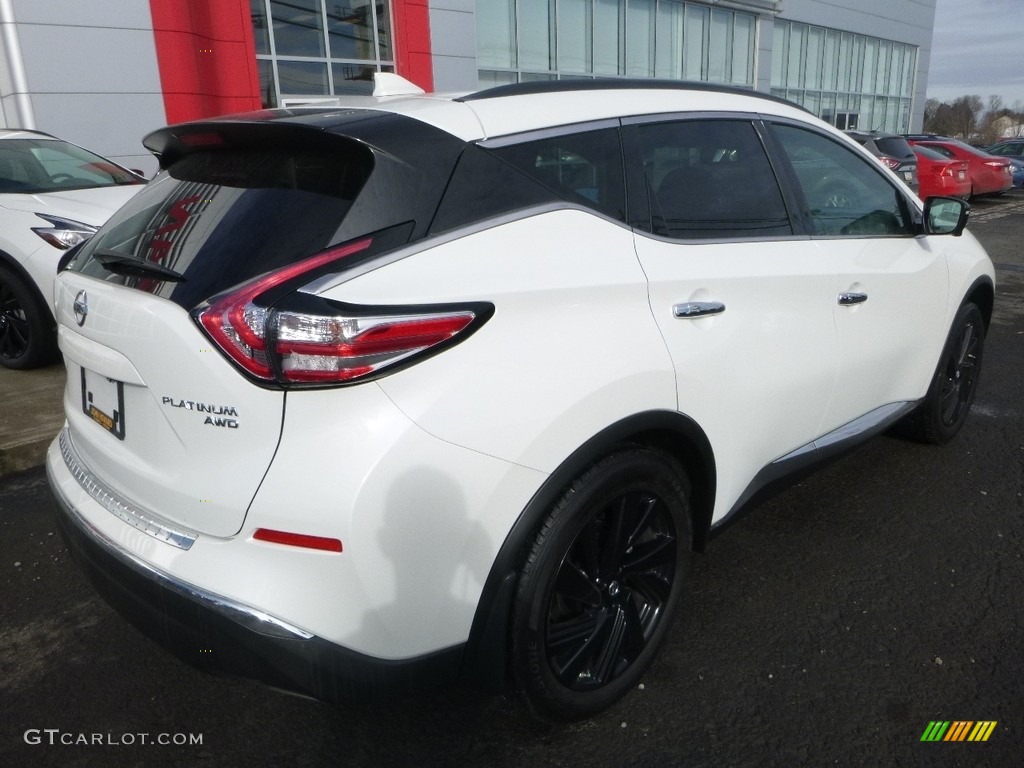 2017 Murano Platinum AWD - Pearl White / Graphite photo #4