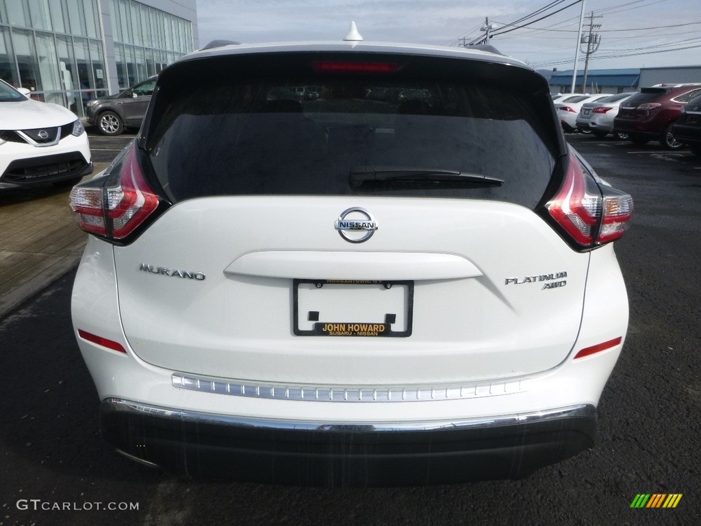 2017 Murano Platinum AWD - Pearl White / Graphite photo #5