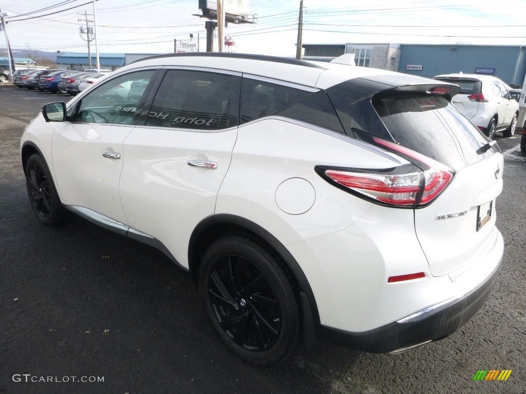 2017 Murano Platinum AWD - Pearl White / Graphite photo #6
