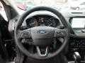 Charcoal Black 2018 Ford Escape SEL 4WD Steering Wheel