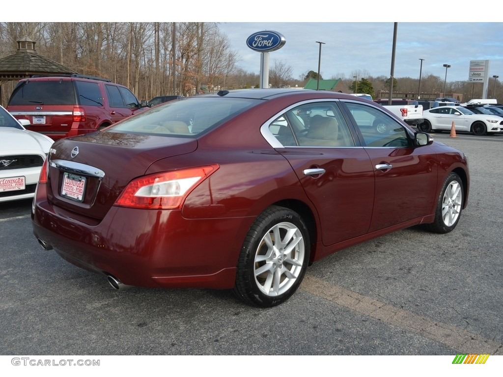 2011 Maxima 3.5 S - Tuscan Sun / Cafe Latte photo #3