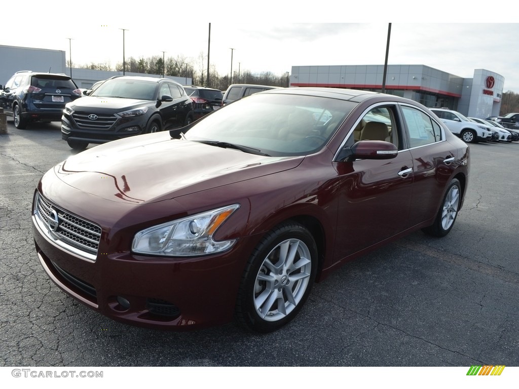 2011 Maxima 3.5 S - Tuscan Sun / Cafe Latte photo #6