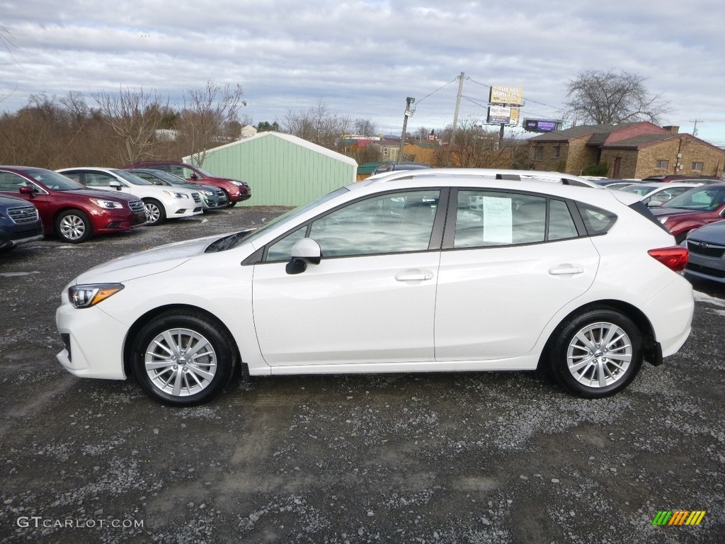 2017 Impreza 2.0i Premium 5-Door - Crystal White Pearl / Ivory photo #7