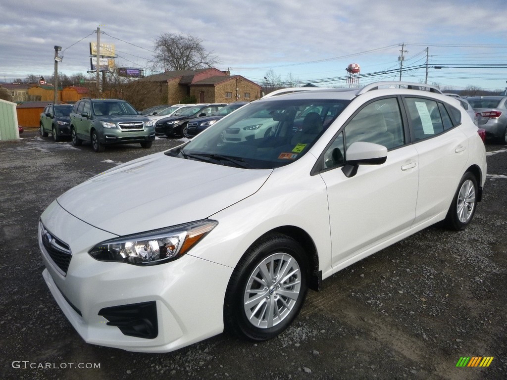 2017 Impreza 2.0i Premium 5-Door - Crystal White Pearl / Ivory photo #8