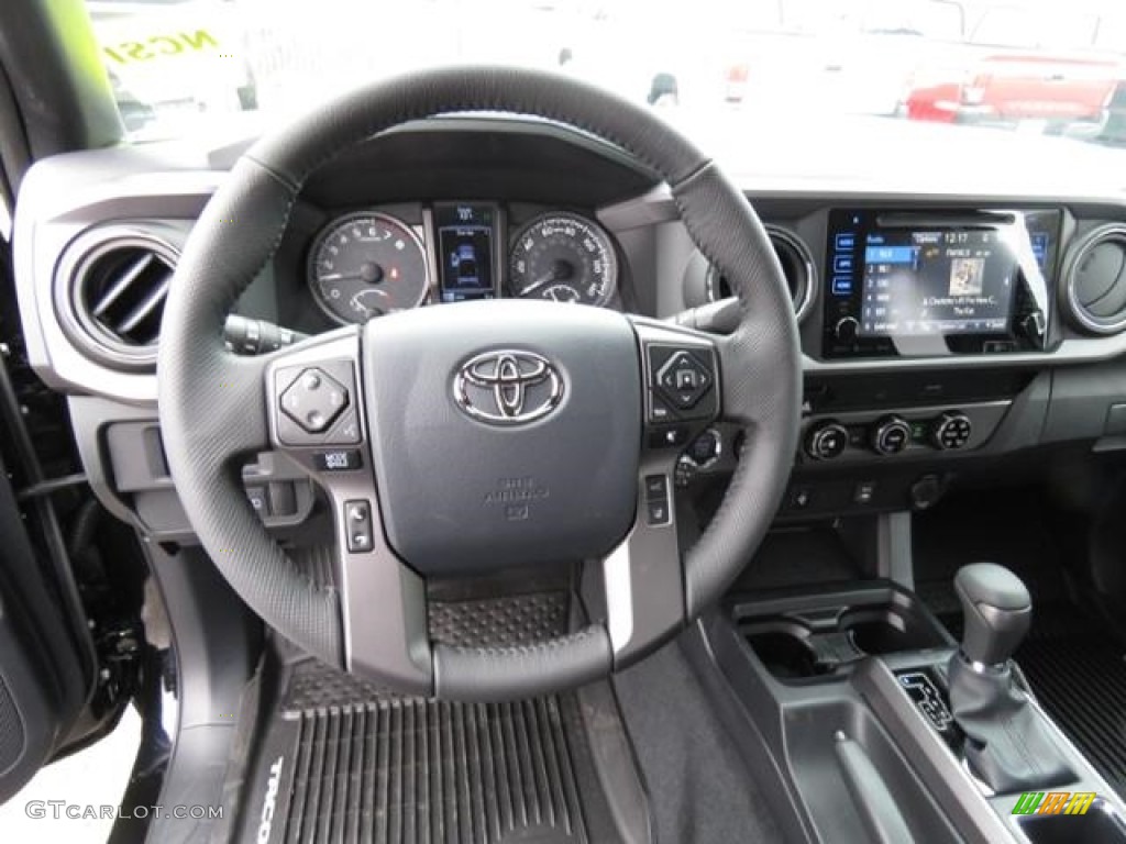 2018 Toyota Tacoma TRD Off Road Access Cab 4x4 Graphite w/Gun Metal Steering Wheel Photo #124826524