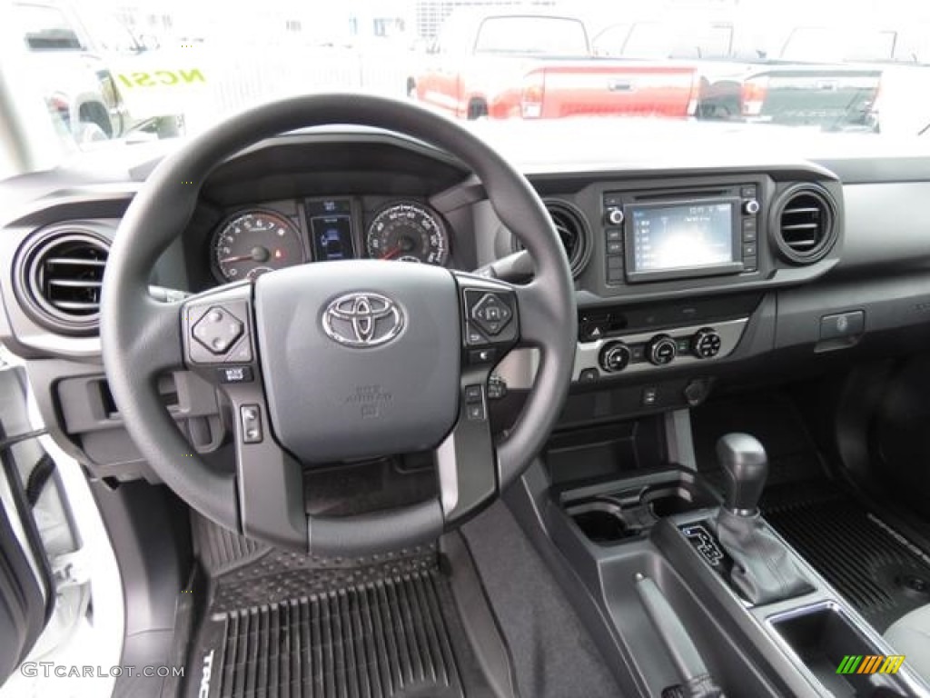 2018 Toyota Tacoma SR Access Cab Cement Gray Dashboard Photo #124827292