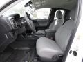  2018 Tacoma SR Access Cab Cement Gray Interior