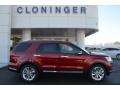 2018 Ruby Red Ford Explorer Limited  photo #2
