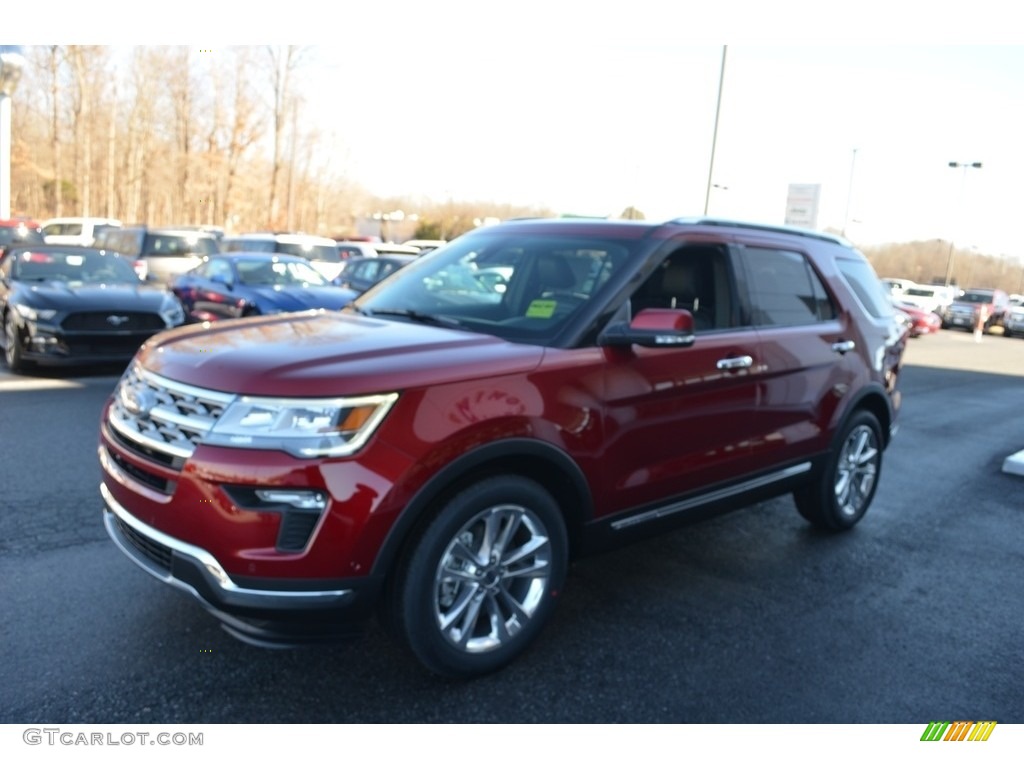 2018 Explorer Limited - Ruby Red / Ebony Black photo #3