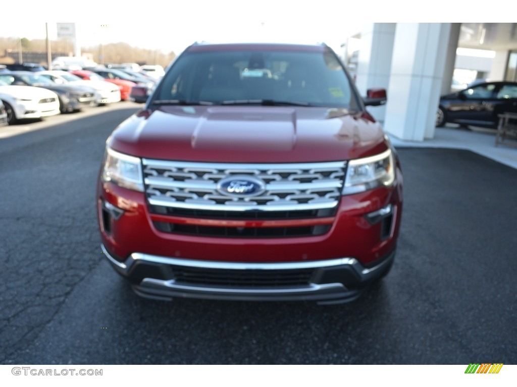 2018 Explorer Limited - Ruby Red / Ebony Black photo #4