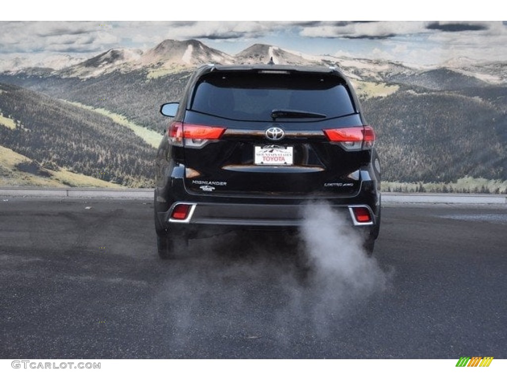 2018 Highlander Limited AWD - Midnight Black Metallic / Black photo #4