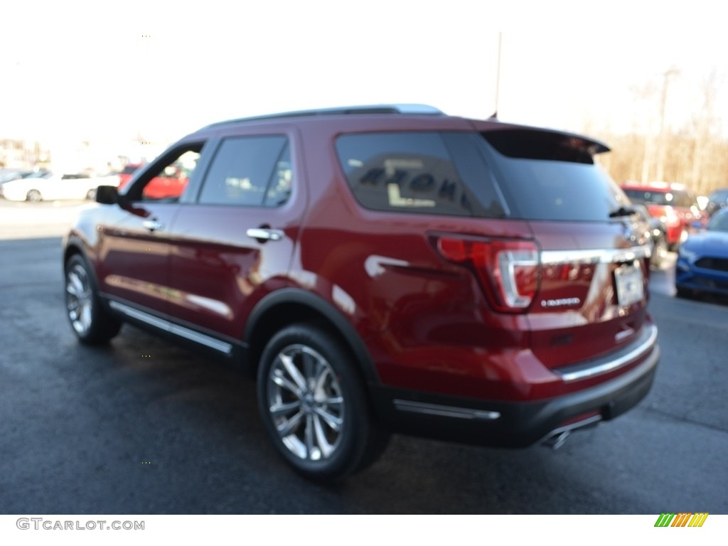 2018 Explorer Limited - Ruby Red / Ebony Black photo #28