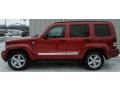 2010 Inferno Red Crystal Pearl Jeep Liberty Limited 4x4  photo #4