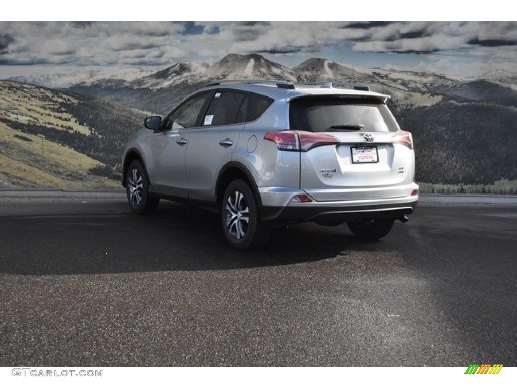 2018 RAV4 LE AWD - Silver Sky Metallic / Black photo #3