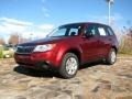2009 Camellia Red Pearl Subaru Forester 2.5 X  photo #2