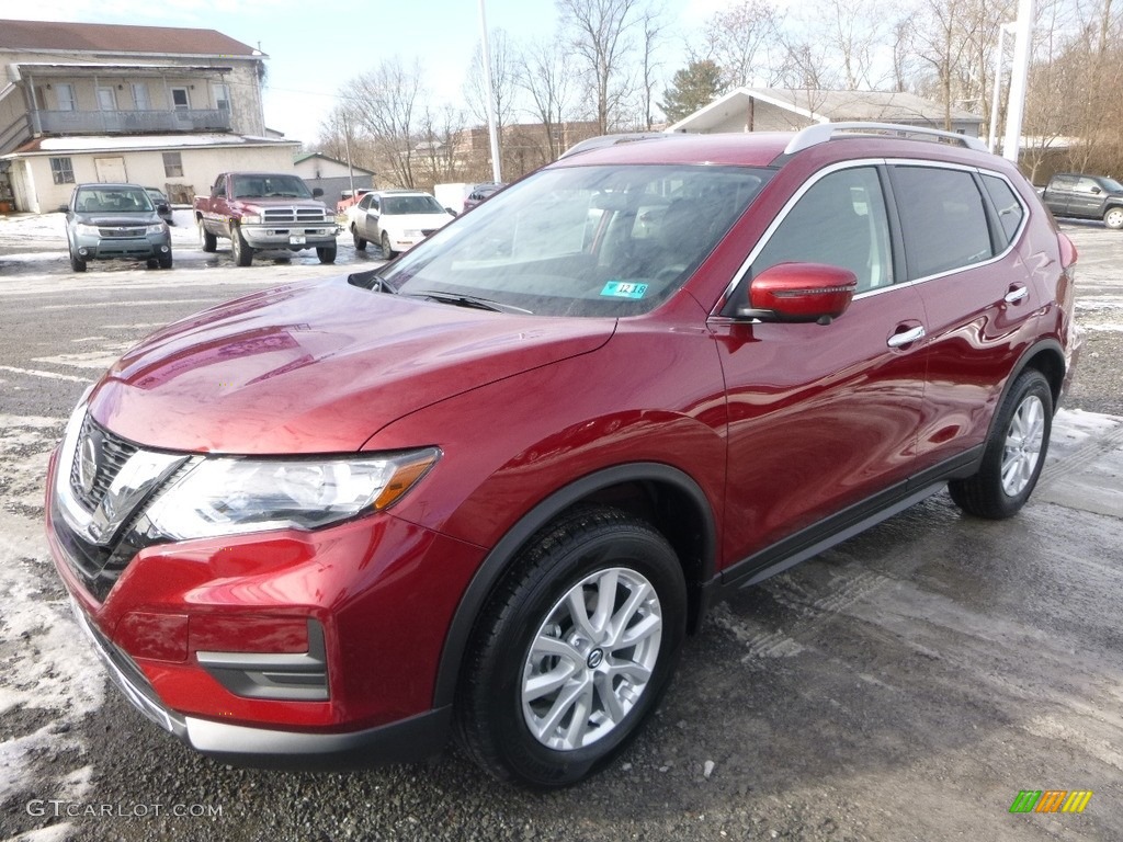 2018 Rogue SV AWD - Scarlet Ember / Charcoal photo #8