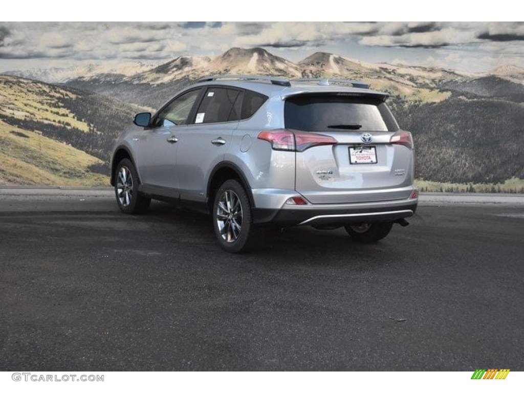 2018 RAV4 Limited AWD Hybrid - Silver Sky Metallic / Black photo #3