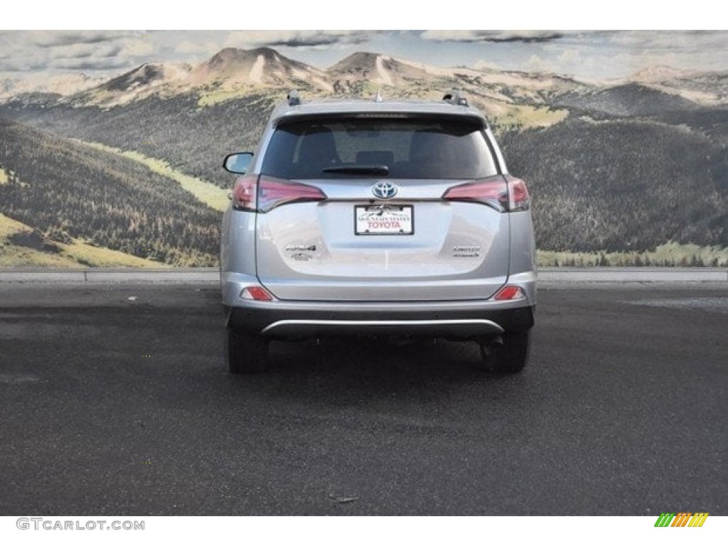 2018 RAV4 Limited AWD Hybrid - Silver Sky Metallic / Black photo #4
