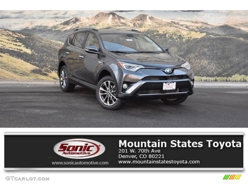 2018 RAV4 Limited AWD Hybrid - Magnetic Gray Metallic / Cinnamon photo #1