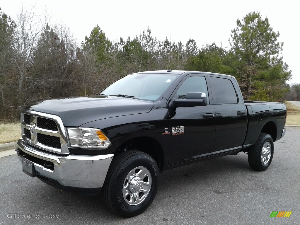 Brilliant Black Crystal Pearl 2018 Ram 2500 Tradesman Crew Cab 4x4 Exterior Photo #124832648