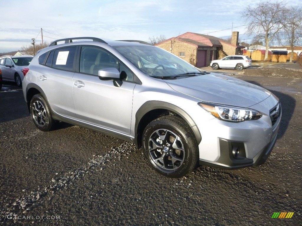 2018 Crosstrek 2.0i Premium - Ice Silver Metallic / Black photo #1