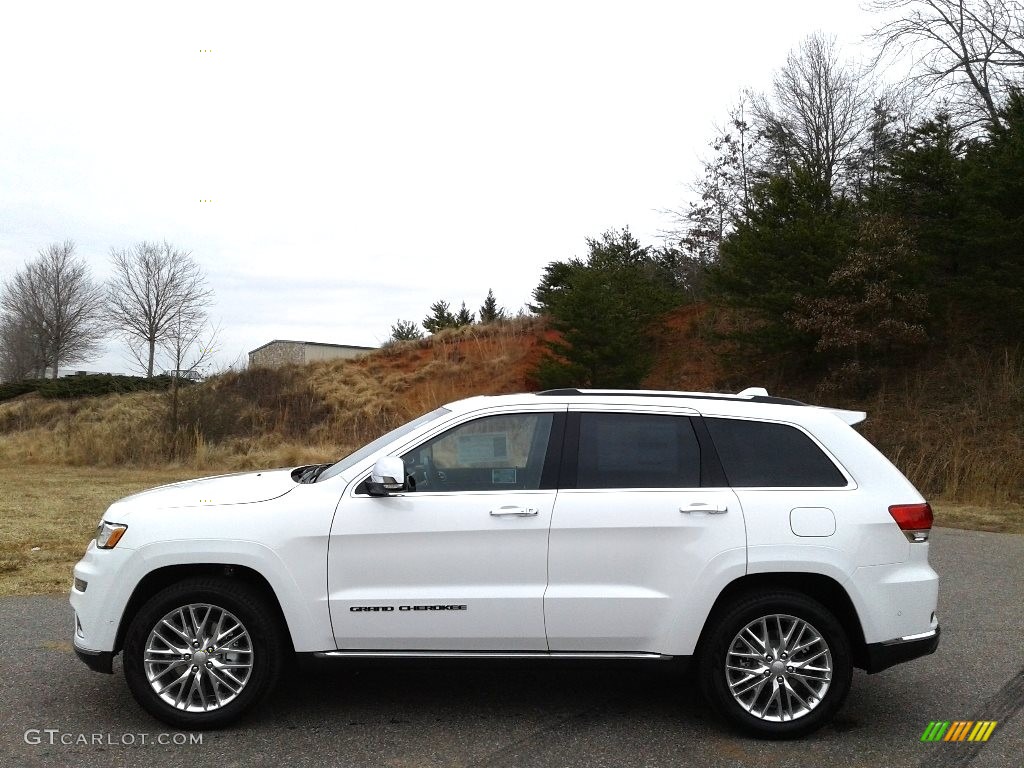 2018 Grand Cherokee Summit 4x4 - Bright White / Black photo #1